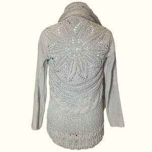 INC International Concepts Crochet Sweater